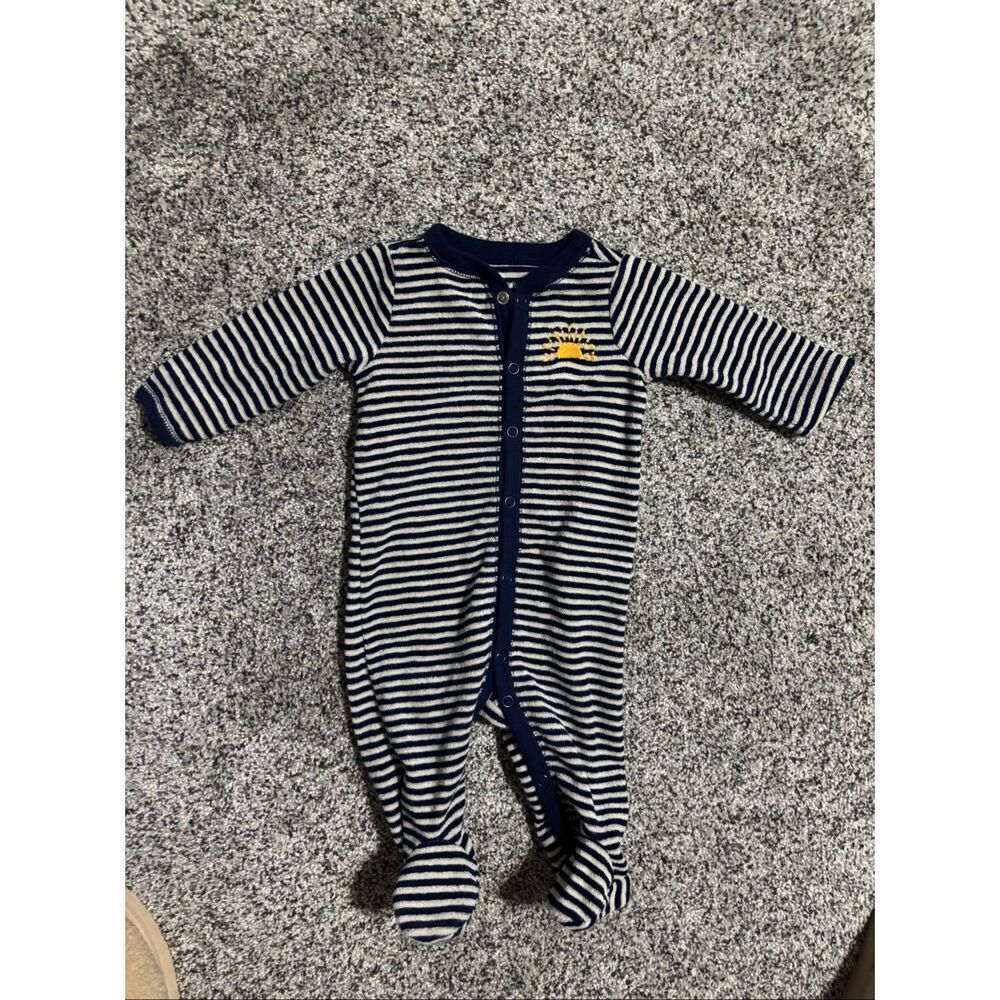 ❤️Carter’s Baby Boy Terry sleep & Play Pajamas